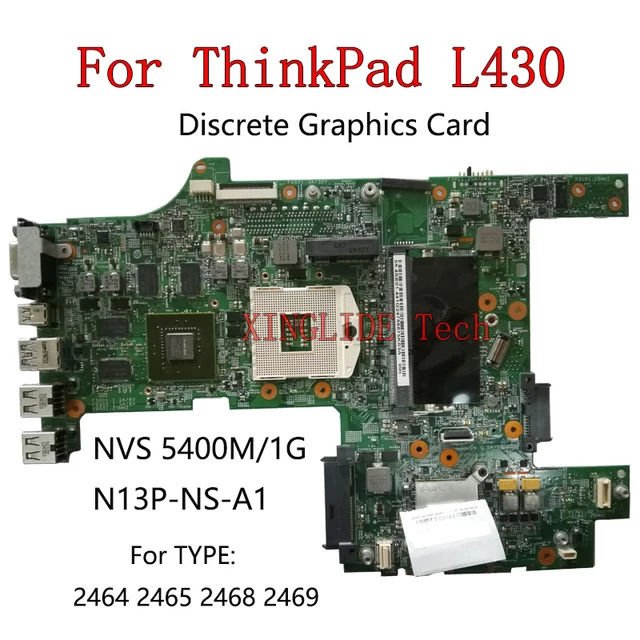 Lenovo ThinkPad L430 Ekran Kartlı Notebook Anakart 11248-2/3/4