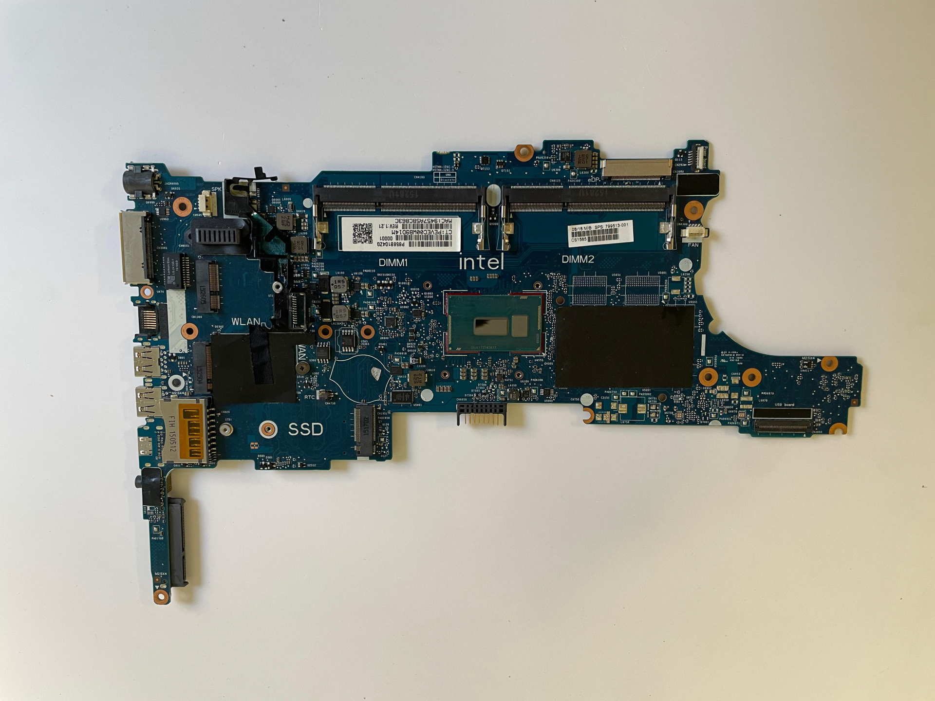 Hp Elitebook 840 G3 Anakart 6050a2637901-mb-a02 i7-5600U