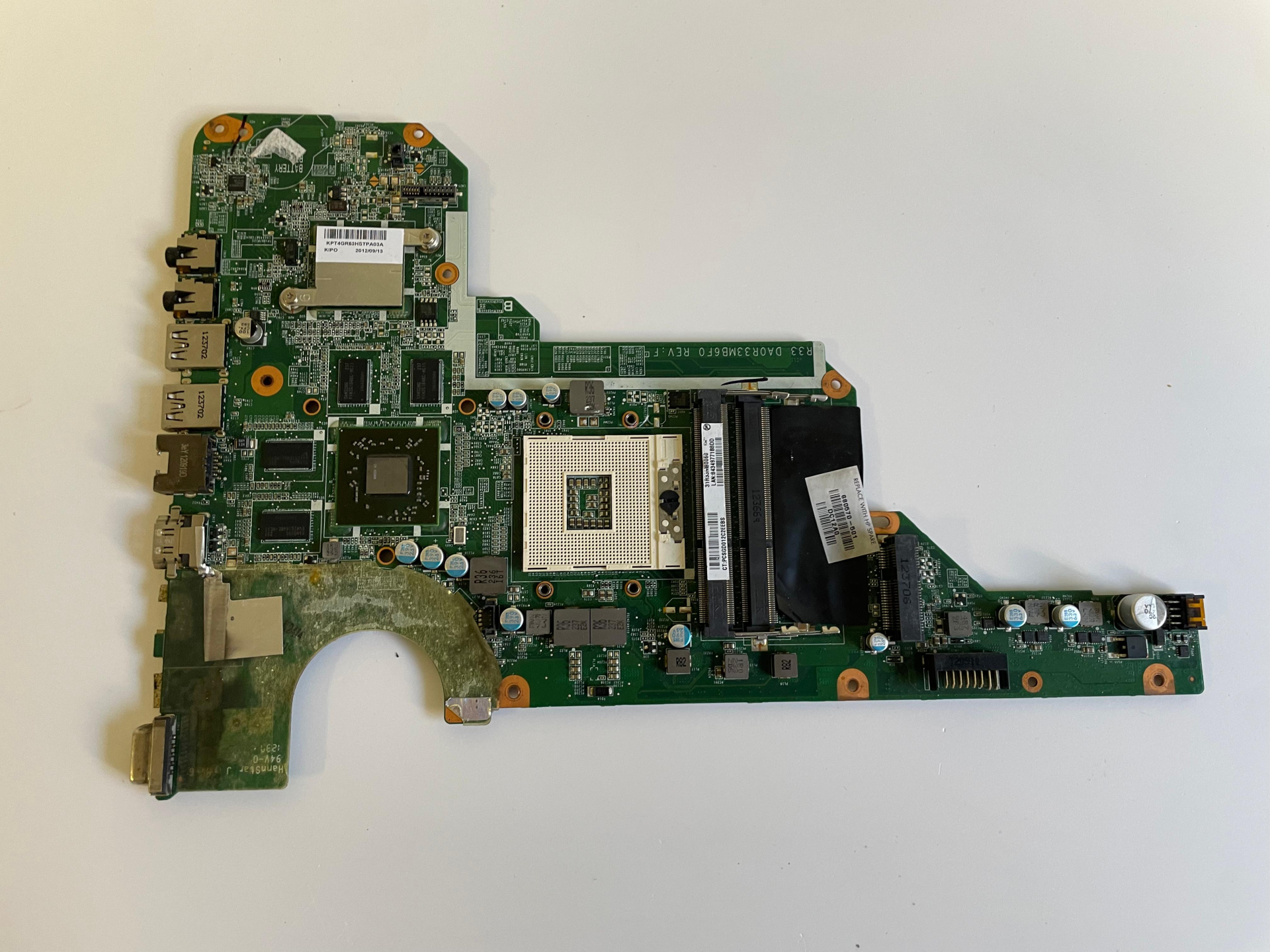 Hp Pavilion G7 G7-2210ST 680569-001 Laptop Anakart DA0R33MB6F0
