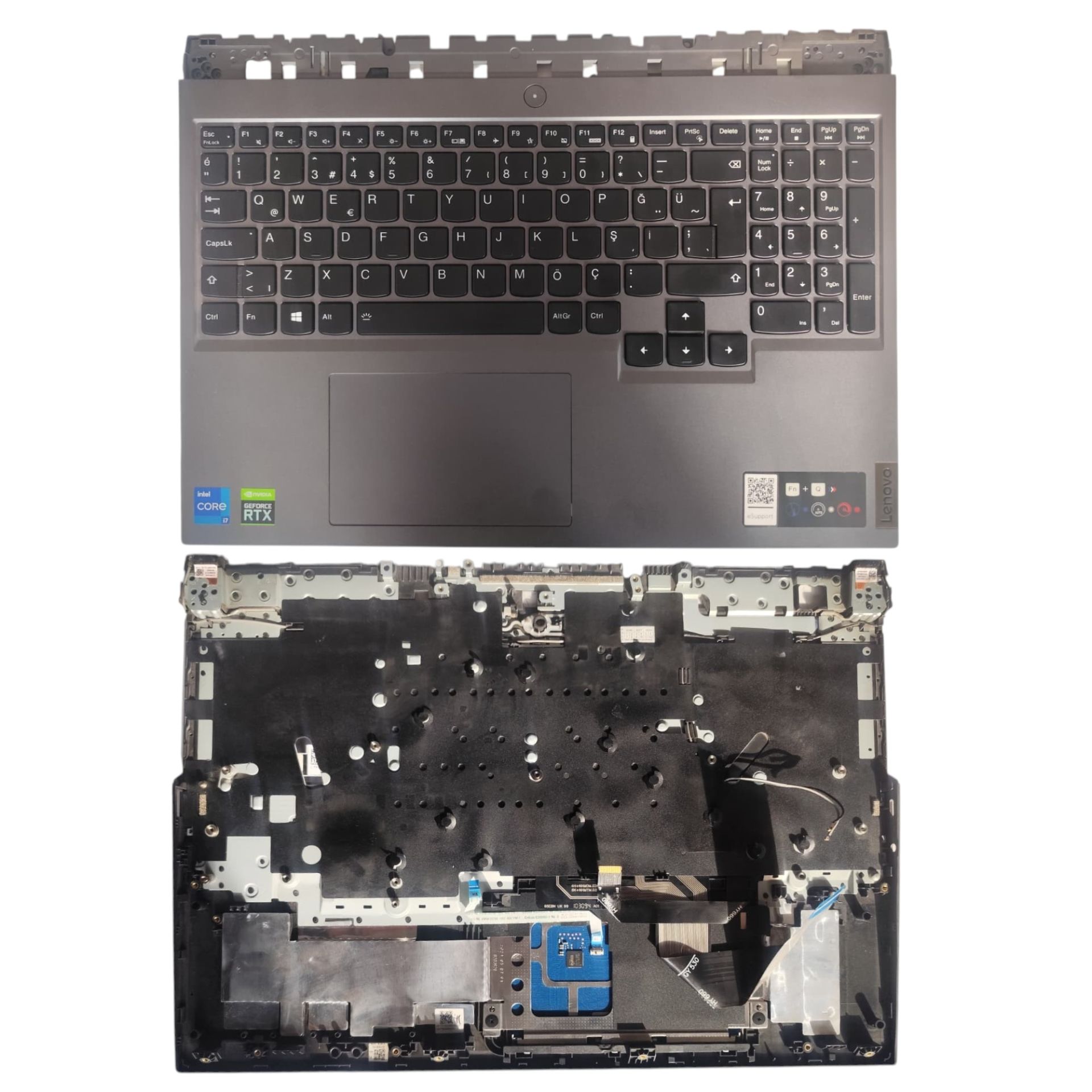 Lenovo Legion 5 Pro 16ITH6H Klavye Kasası Orjinal Yedek Parça
