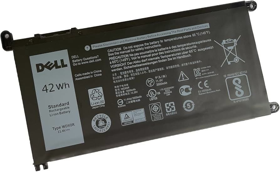 DELL WDX0R 42WH 11.4V ORJİNAL BATARYA