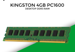 KINGSTON DDR3 1600 MHz 4GB KVR16N11/4 Masaüstü Pc Ram Bellek