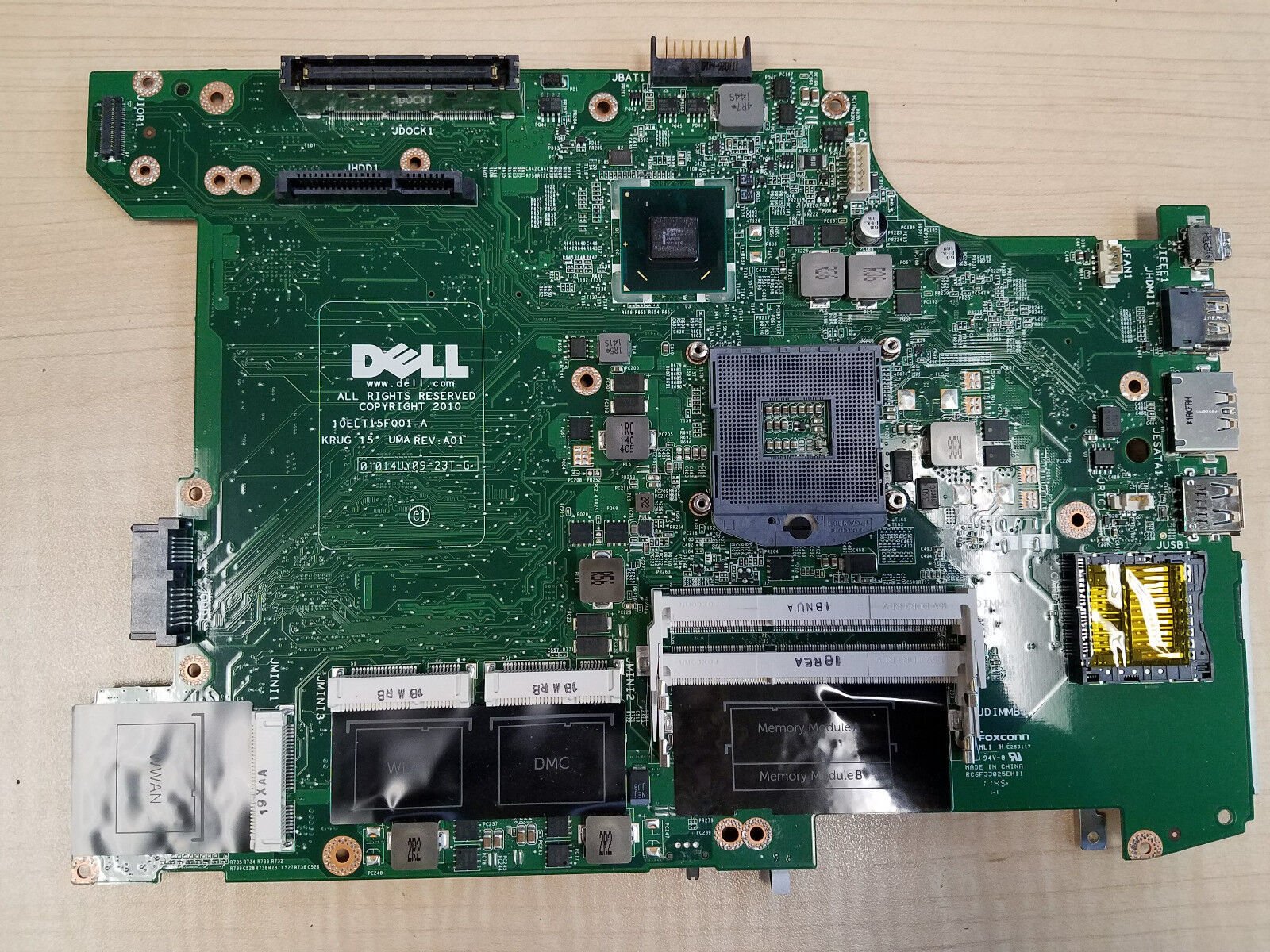 Dell Latitude E5520 intel Notebook Anakart 01014UY09-23T-G