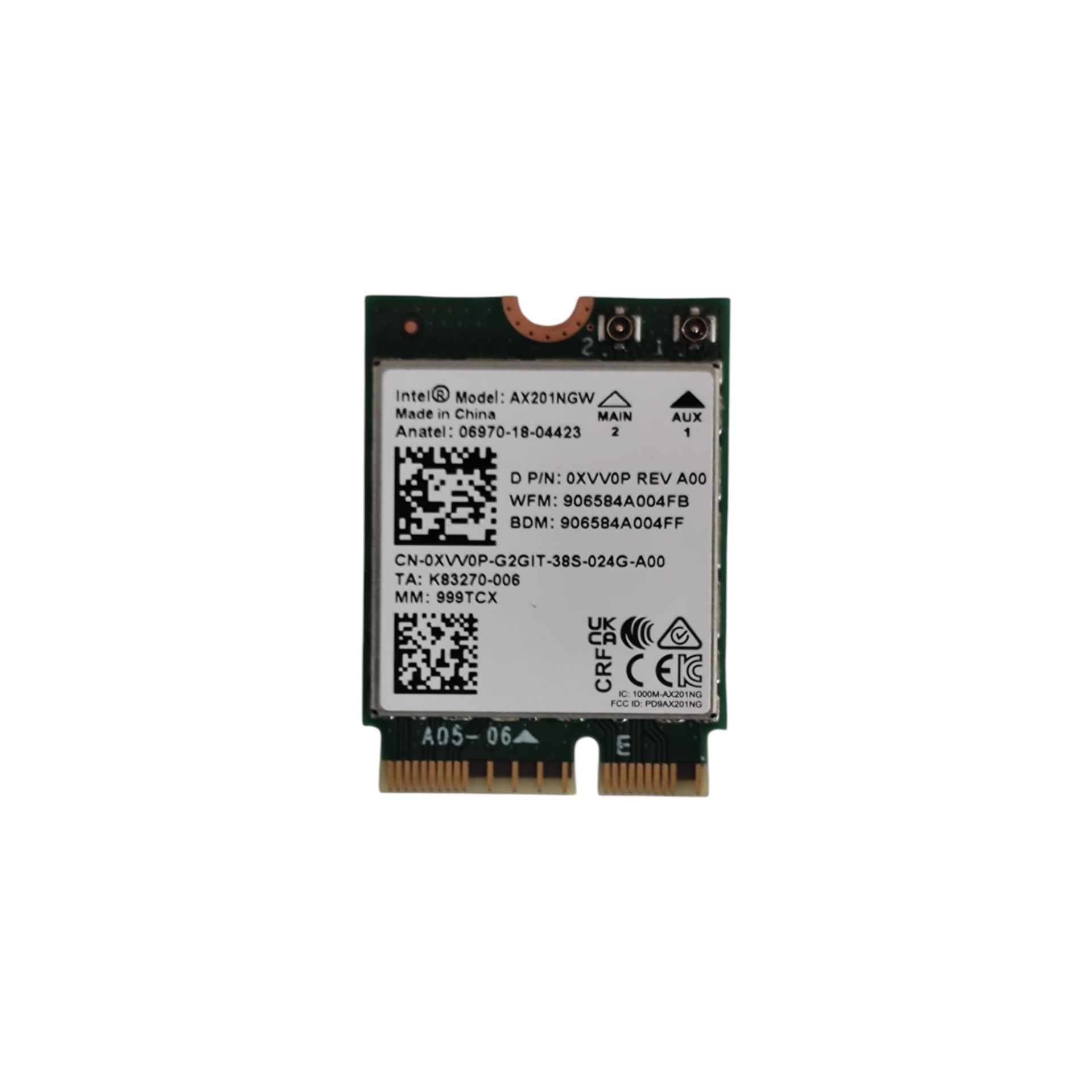 Dell G16 7630 Wifi Kart Orjinal Yedek Parça