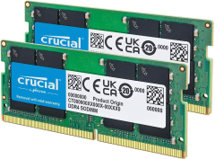 Crucial RAM 32GB (2x16GB) DDR4 3200MHz CL22 (2933MHz veya 2666MHz) Laptop Bellek Kiti CT2K16G4SFRA32A