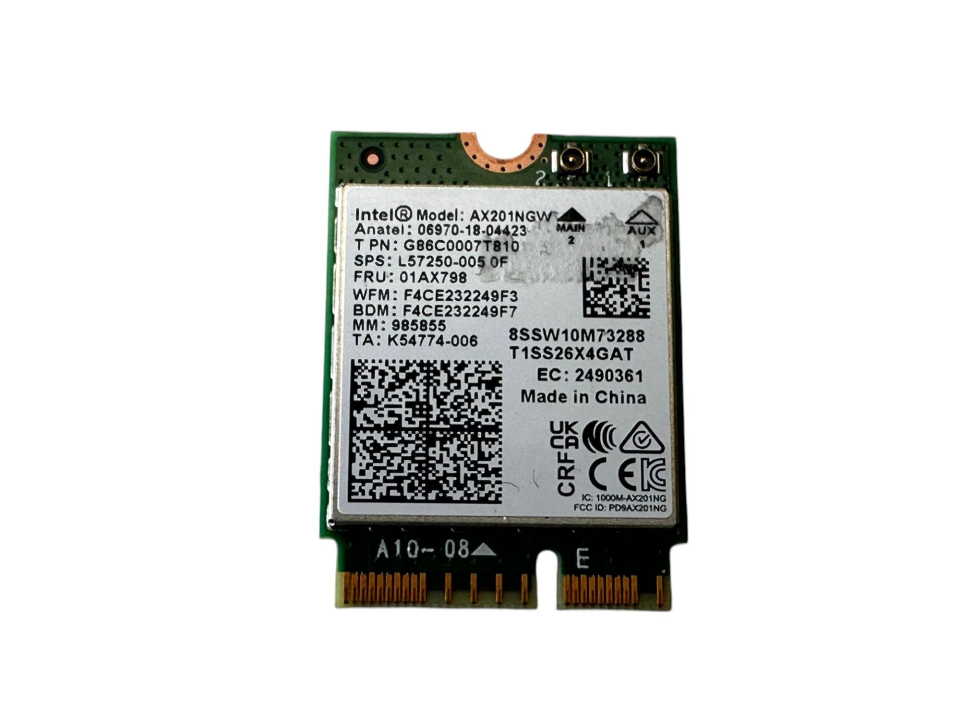 Casper Excalibur G770 Wi-Fi Kartı | Kablosuz Ağ Kartı – Orijinal Ürün AX201NGW
