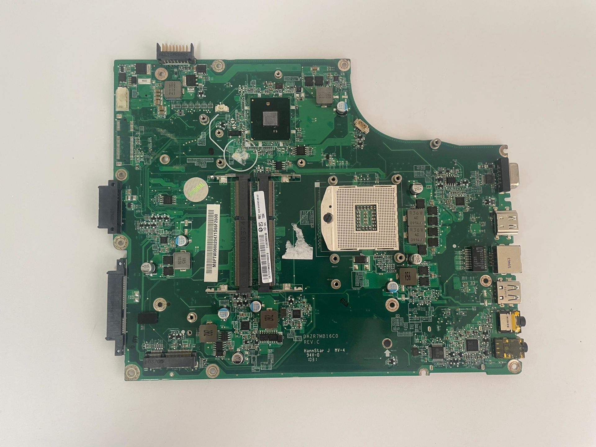 Acer Aspire 5820 Anakart DAZR7MB16C0