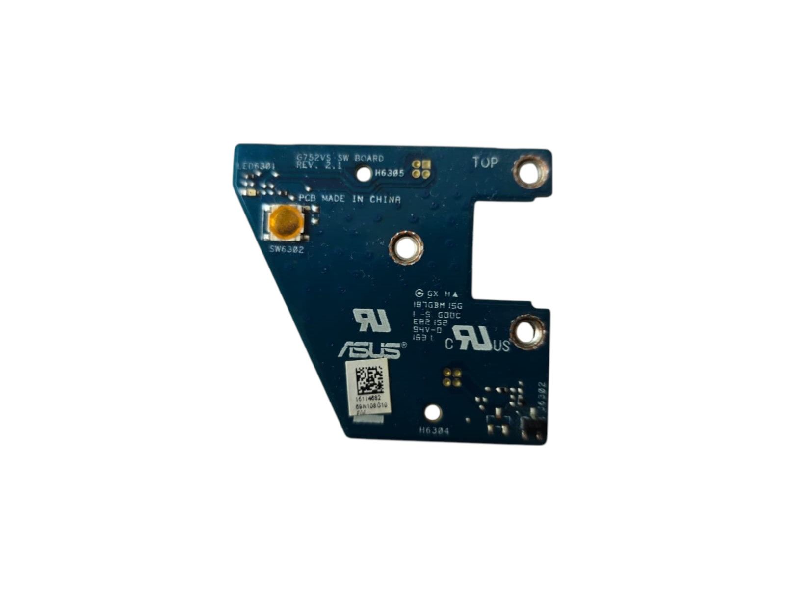 ASUS ROG G752 Tetik Düğmesi SW Board – G752VT / G752VS / G752VL Uyumlu REV: 2.1