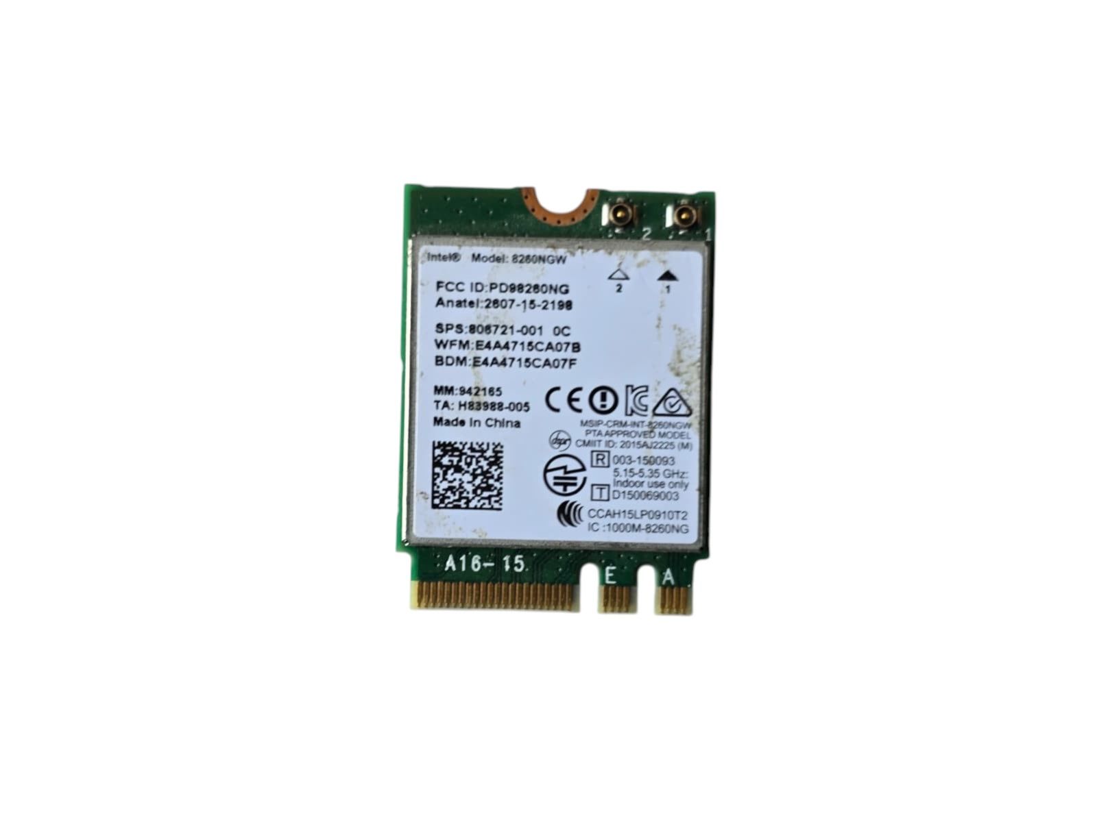 ASUS ROG G752 Intel 8260NGW WiFi Kartı – Kablosuz Ağ Adaptörü