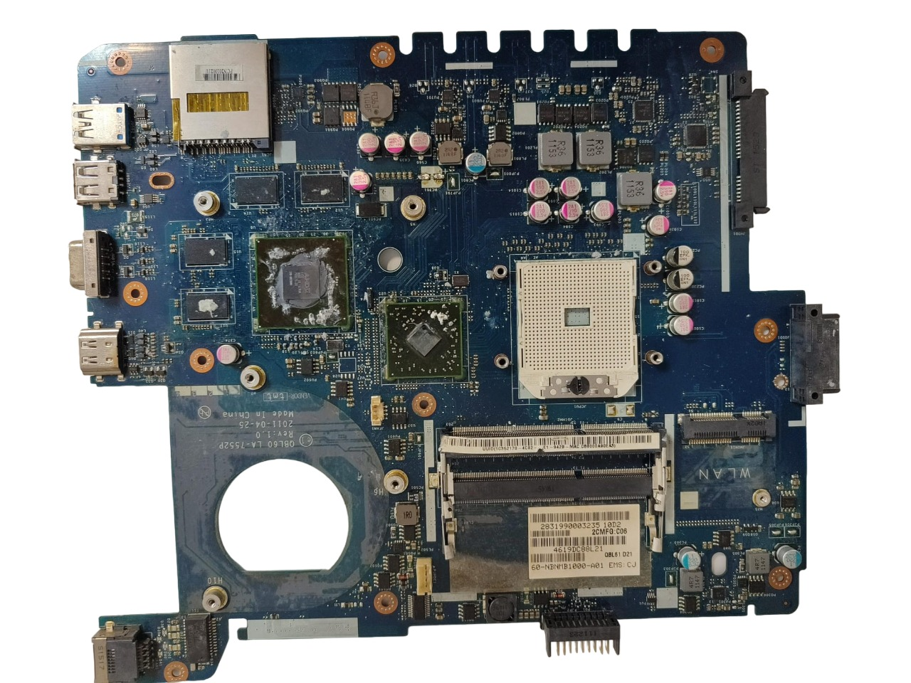 ASUS K53T K53TA LA-7552P REV 1.0 Anakart