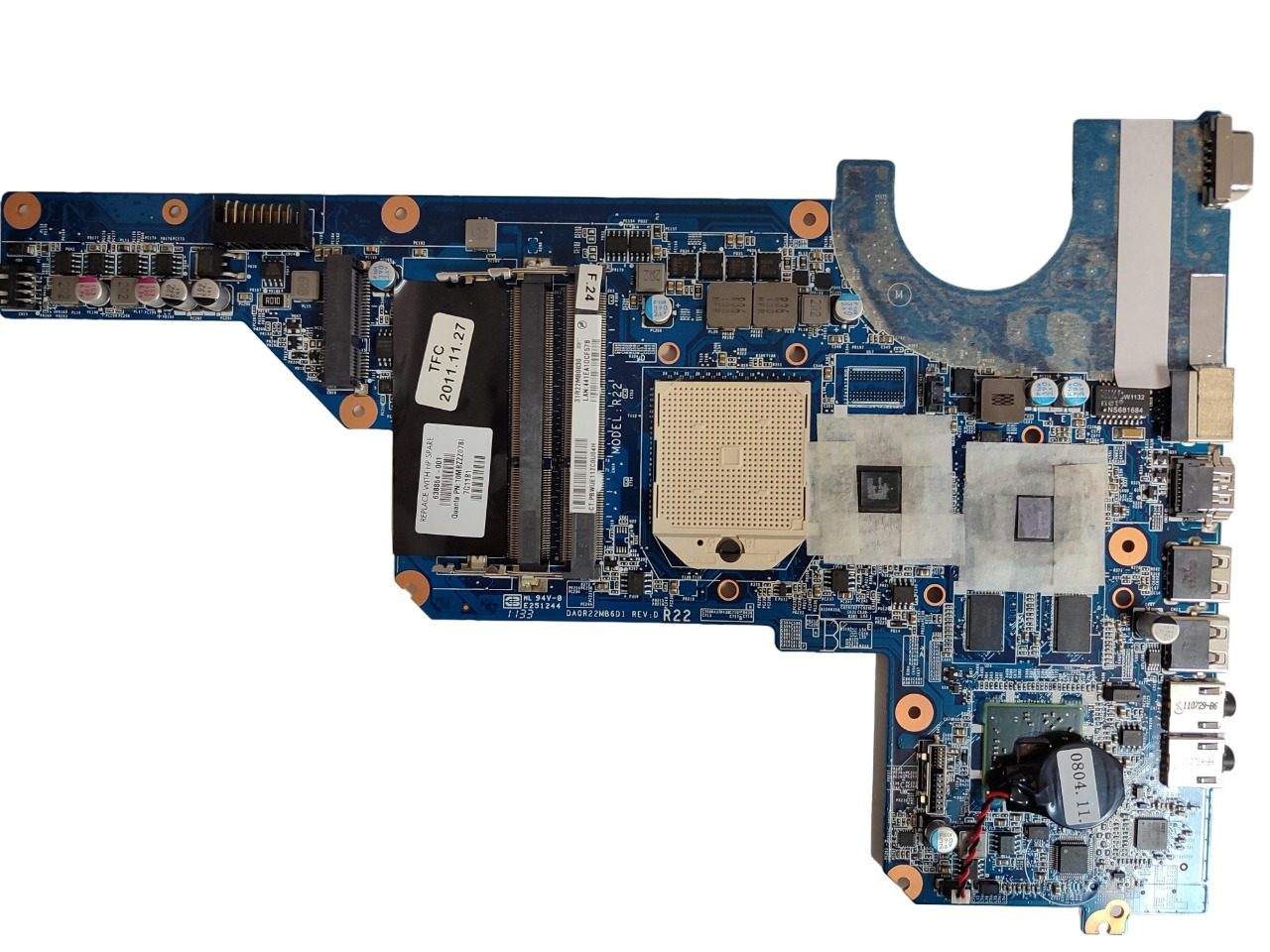 hp g6-1000 1100 1200 1300 DA0R22MB6D0 Anakart