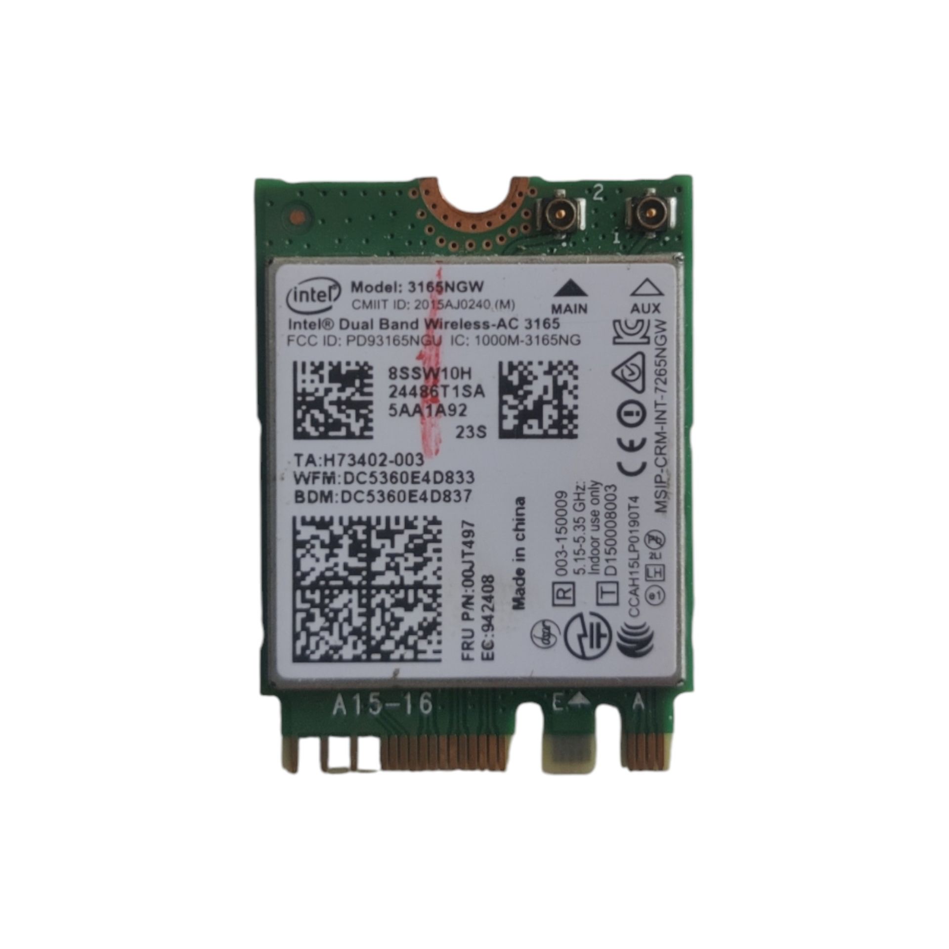 Lenovo IdeaPad 500-15ISK Wifi Kart Orjinal Yedek Parça