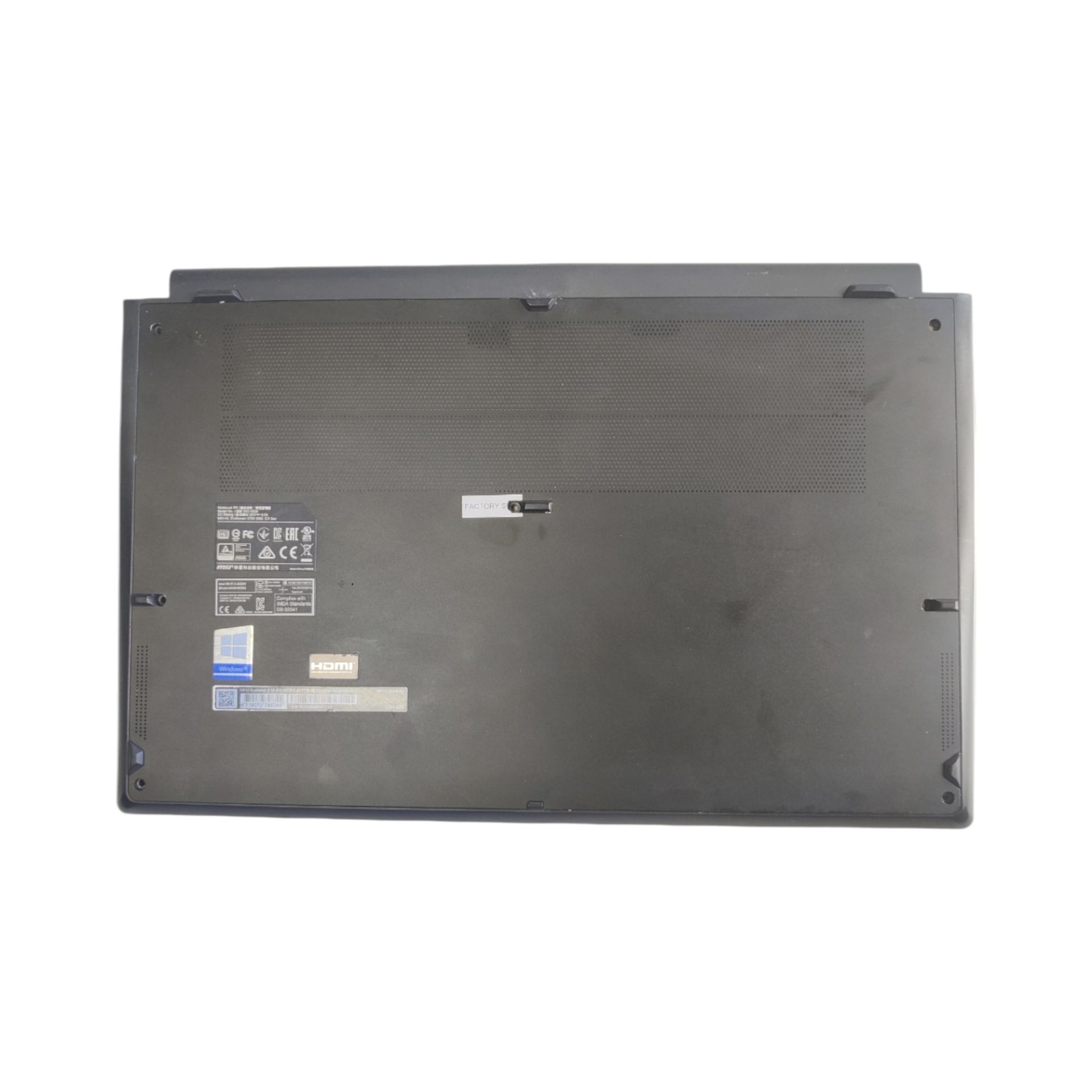 MSI Summet E15 A11SCST-417TR Alt Kasa Orjinal Yedek Parça