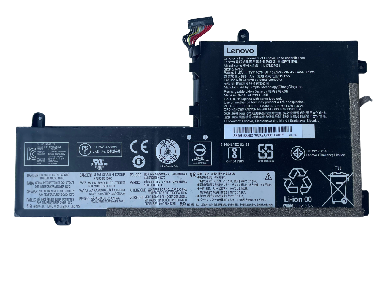 Orijinal Lenovo Legion Y7000 Y7000P 81HC 81LD Notebook Batarya Laptop Pil