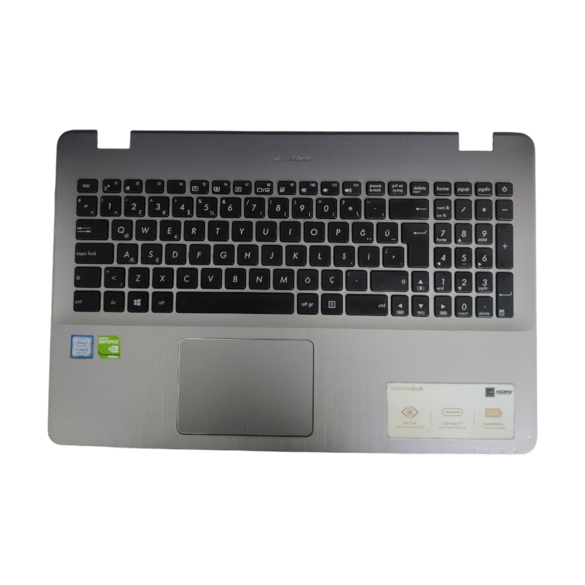 Asus Vivobook 15 X542UQ Klavye Kasası Orjinal Yedek Parça