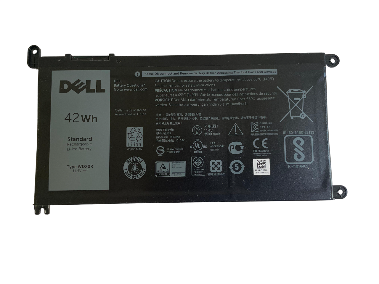 Dell İnspiron 15 5567 C4HCW, 0C4HCW Notebook Bataryası ORİJİNAL