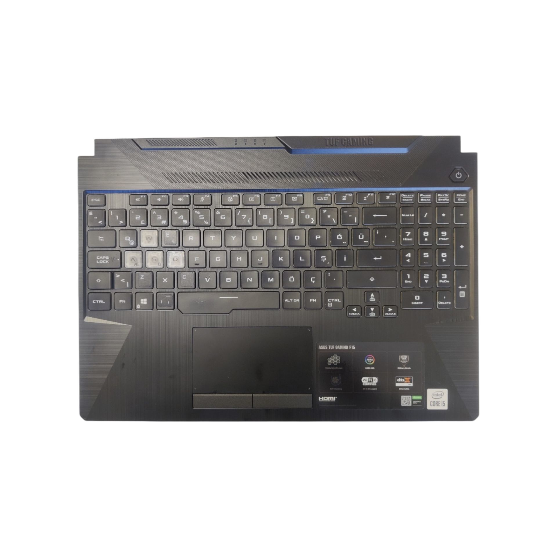 Asus TUF Gaming F15 FX507Z Klavye Kasası Orjinal Yedek Parça