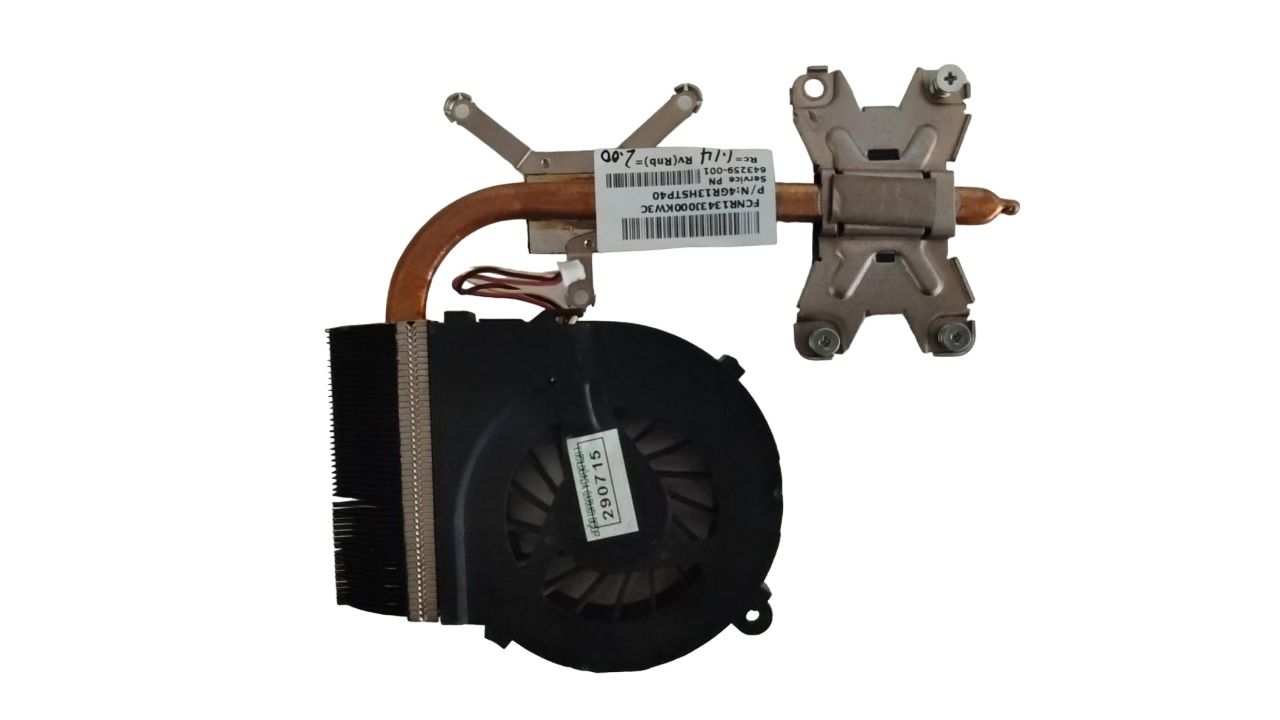 Orijinal Hp Pavilion 643259-001 4GR13HSTP40 Cpu Sogutucu Heatsink Bakır