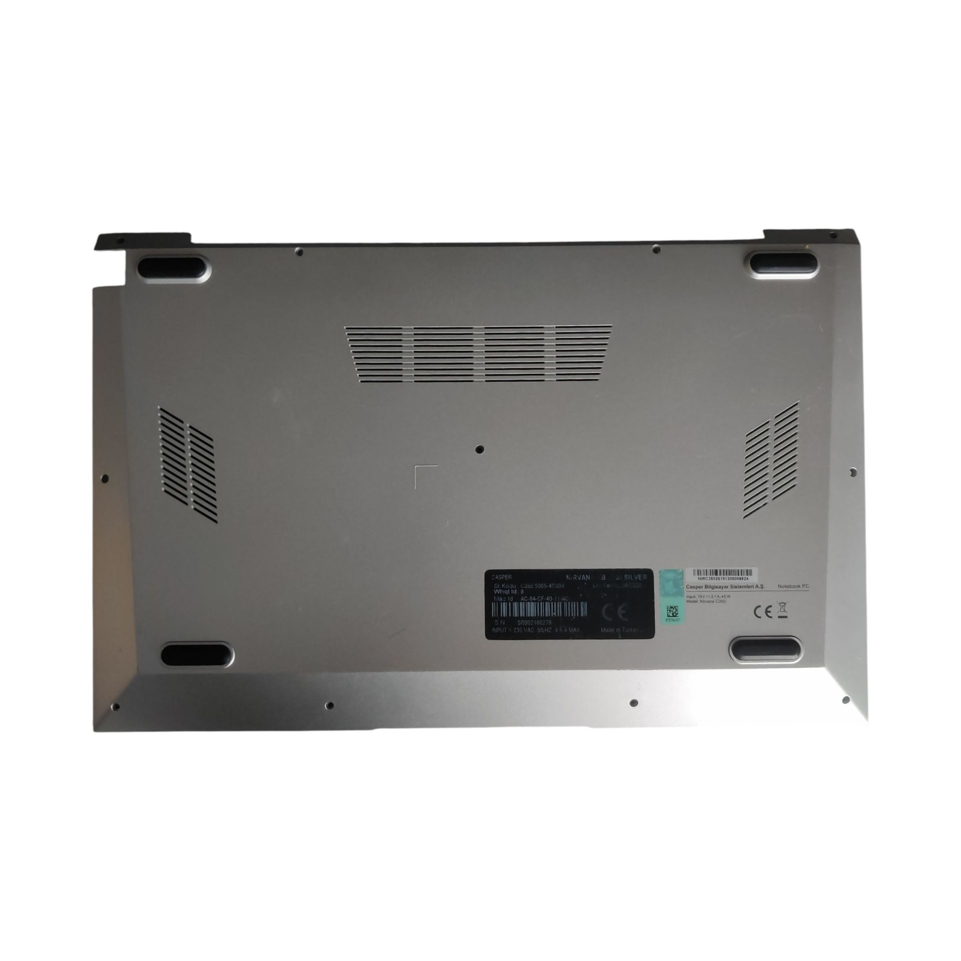 Casper C350 Alt Kasa Orjinal Yedek Parça