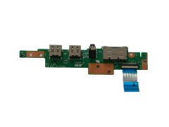 Asus VivoBook X505B X505BA X505BP Audio Jack SD Kart USB Port Board 35XKEIB0010
