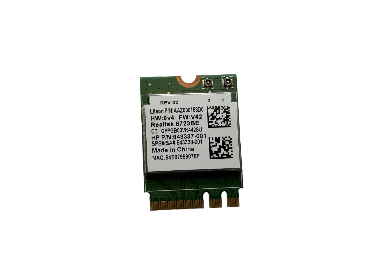Orjinal Hp Pavilion 14-AL 14-AL107NT Wifi Ağ Ethernet Kartı Realtek 8723BE