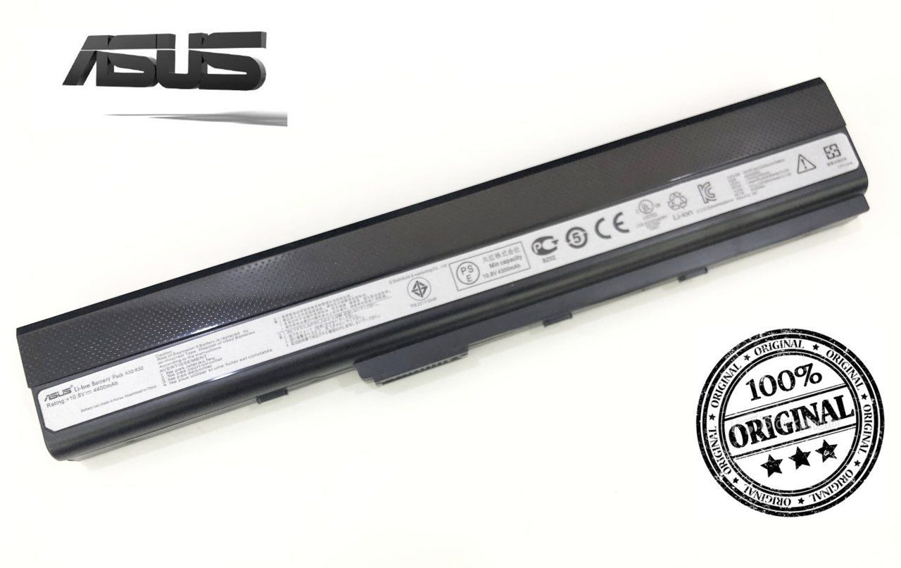 ORJINAL ASUS A32-K52 A52F A52JB A52BY A52JC A52JE A52JK A52JR A52JT A52JU A52N A52J K52D K52DE K52DR K52F K52J K52JB K52JC K52JE K52JK K52JR K52JT K52JU K52N Batarya Asus Pil