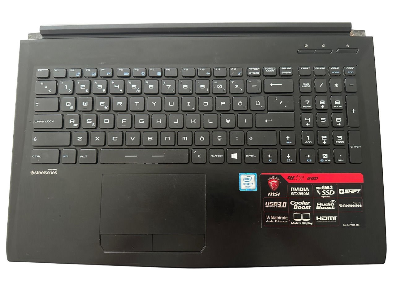 MSI GP62 GL62 PL62 MS-16JB MS-16JD MS-16J9 KLAVYE KASA E2P-6J4C612-P89