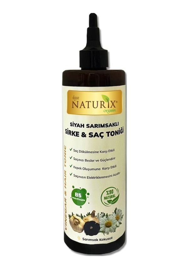 Ilgaz Naturix Siyah Sarımsaklı Sirke & Saç Toniği 400 ML