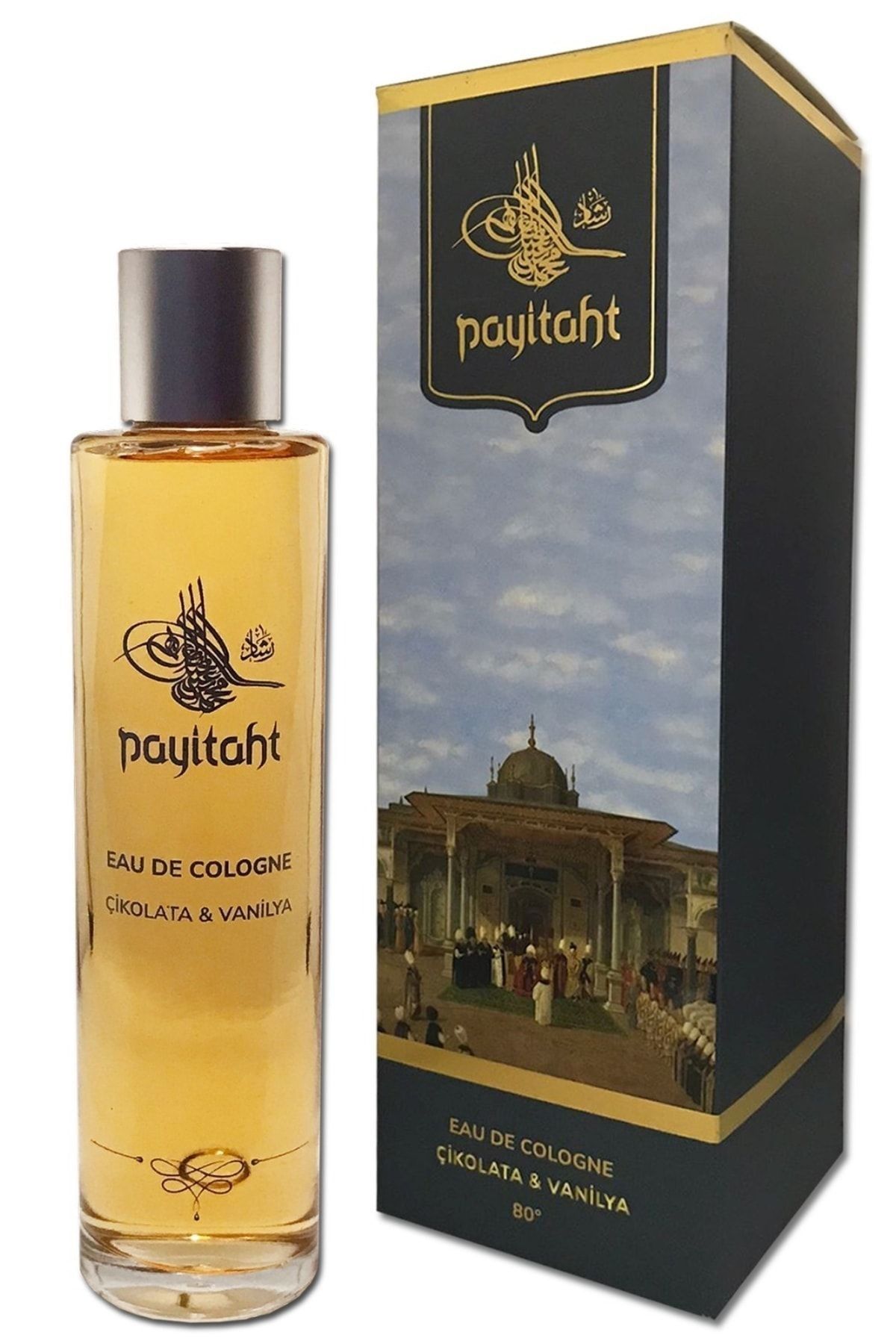 Payitaht Osmanlı Koku Serisi RAYİHA Eau De Cologne Kalıcı Parfümlü Kolonya Cam Şişe 200 ml