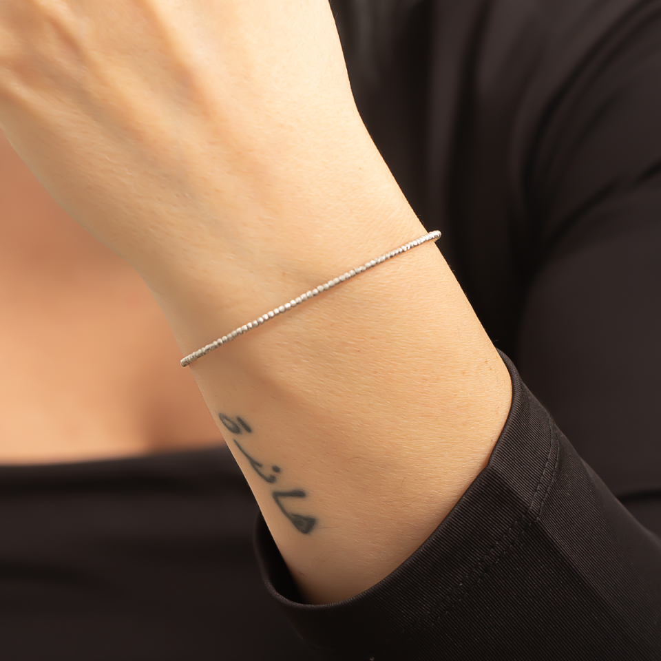 Beyaz Altın Dorika Bileklik B932541