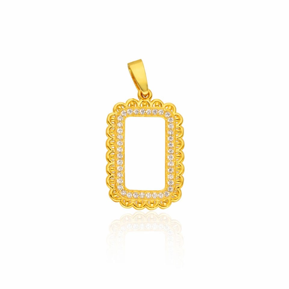Altın Çerçeve Kolye Ucu B932944