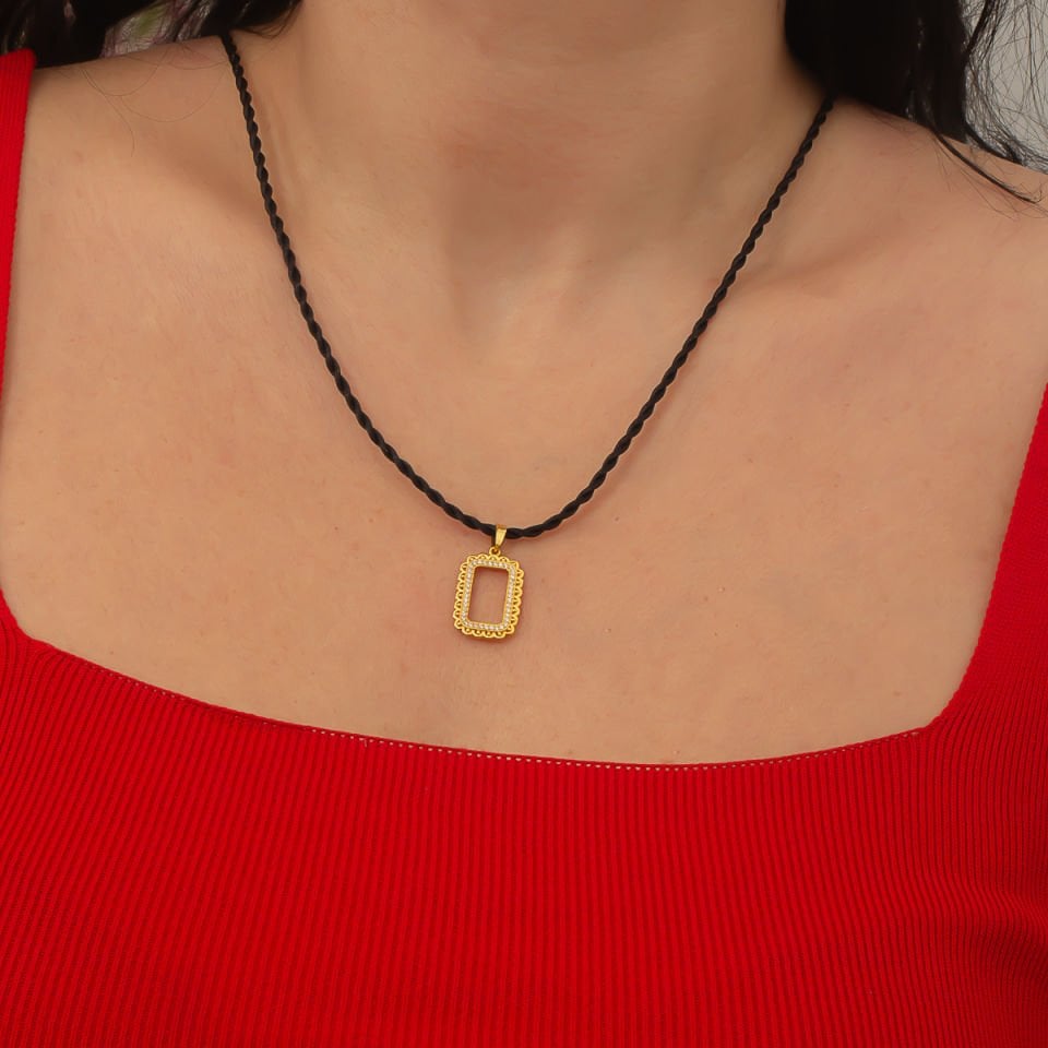 Altın Çerçeve Kolye Ucu B932944