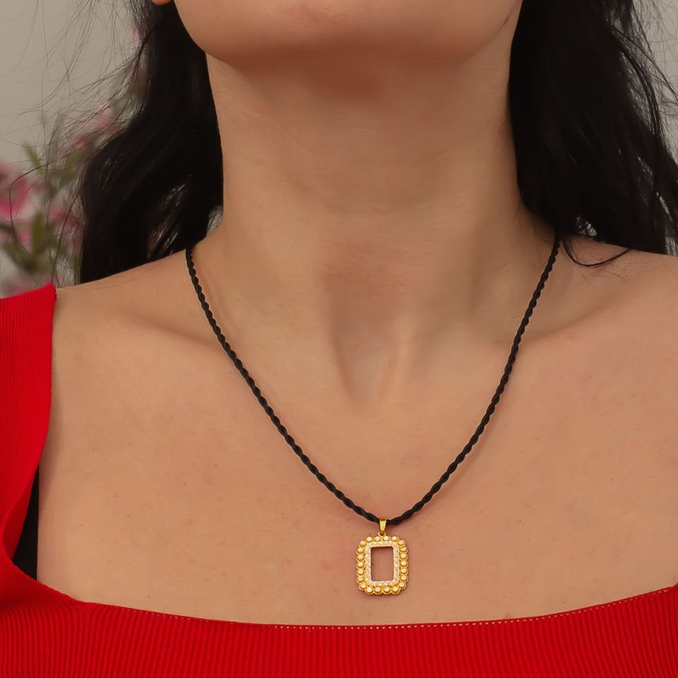 Altın Çerçeve Kolye Ucu B932946