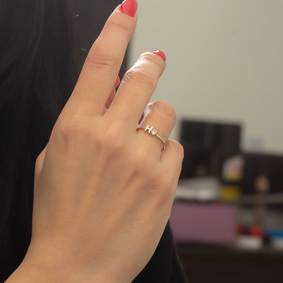 Altın H harfi B933371