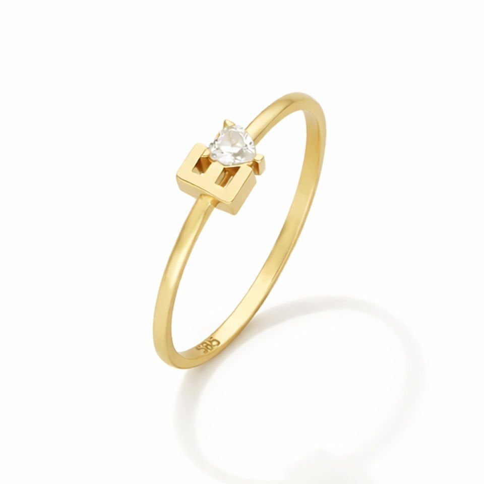 Altın E Harfli Yüzük B933396