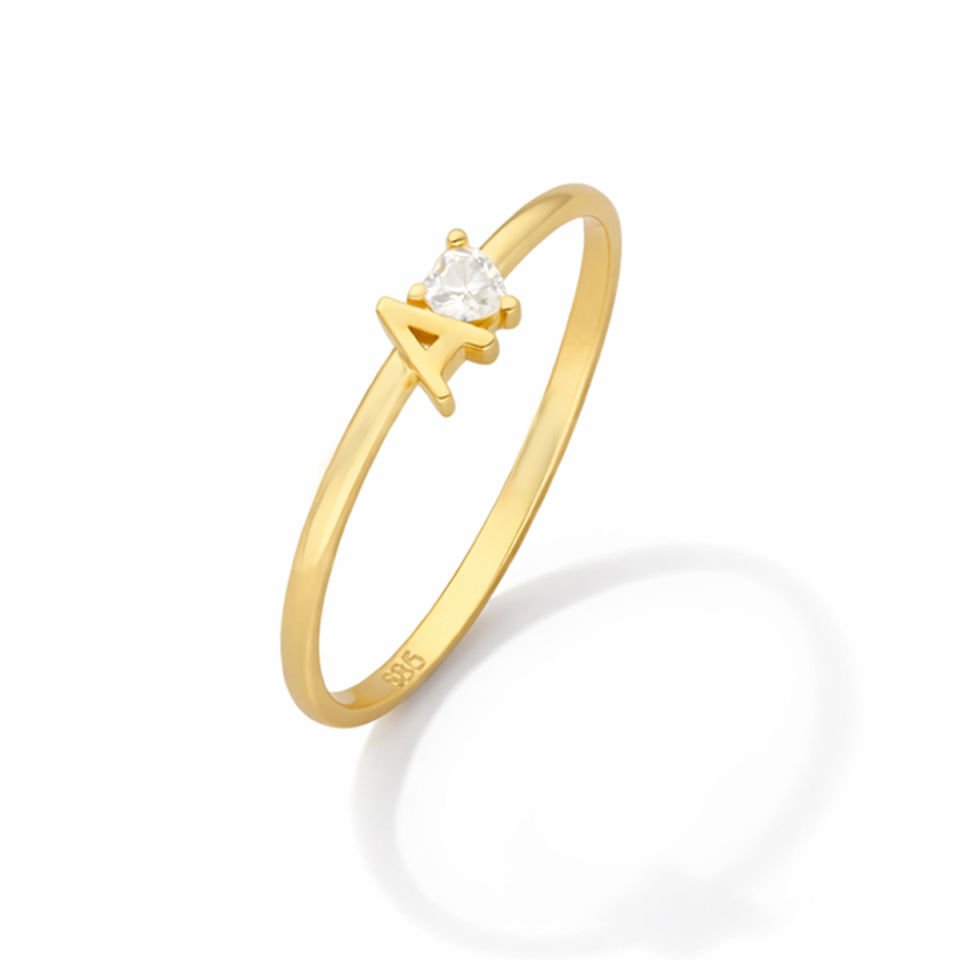 Altın A Harfli Yüzük B933398