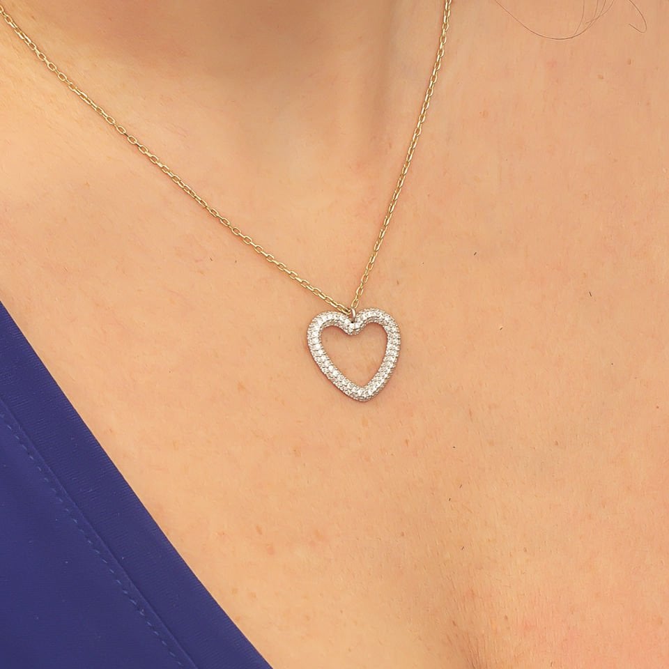 Altın Kalp Kolye B925201