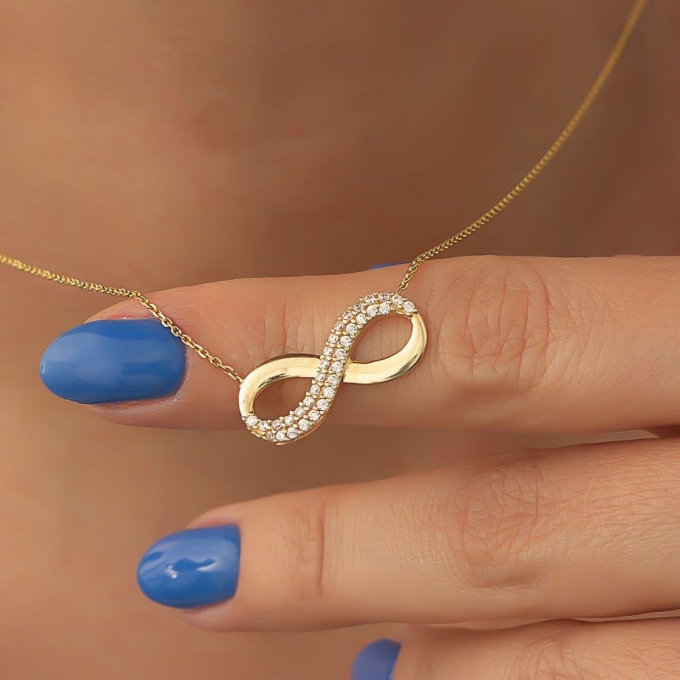 Altın Yonca Kolye B929396