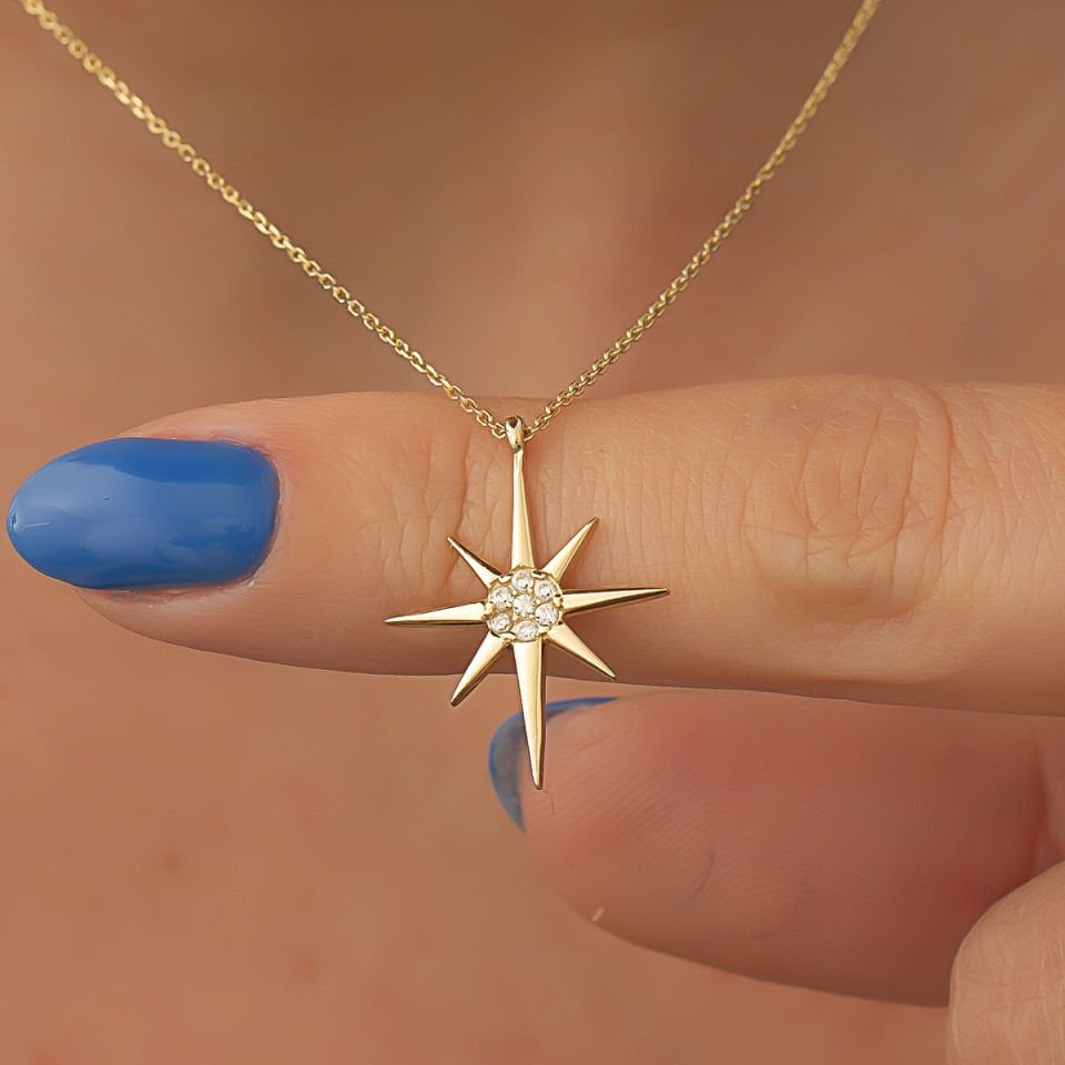 Altın Kutup Yıldızı Kolye B932338