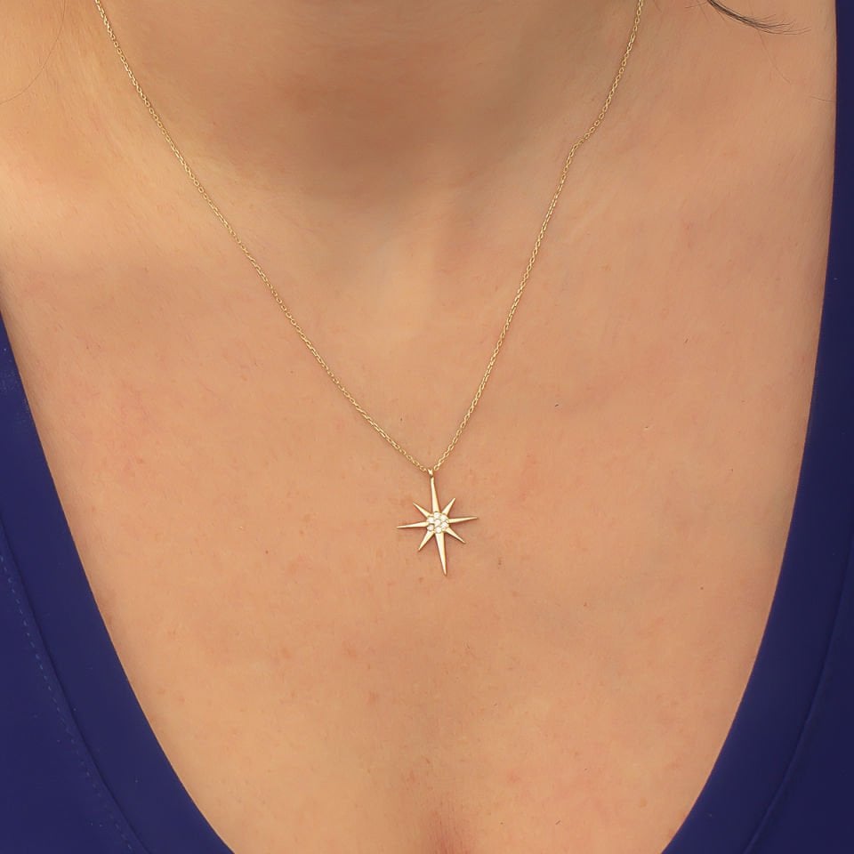 Altın Kutup Yıldızı Kolye B932338
