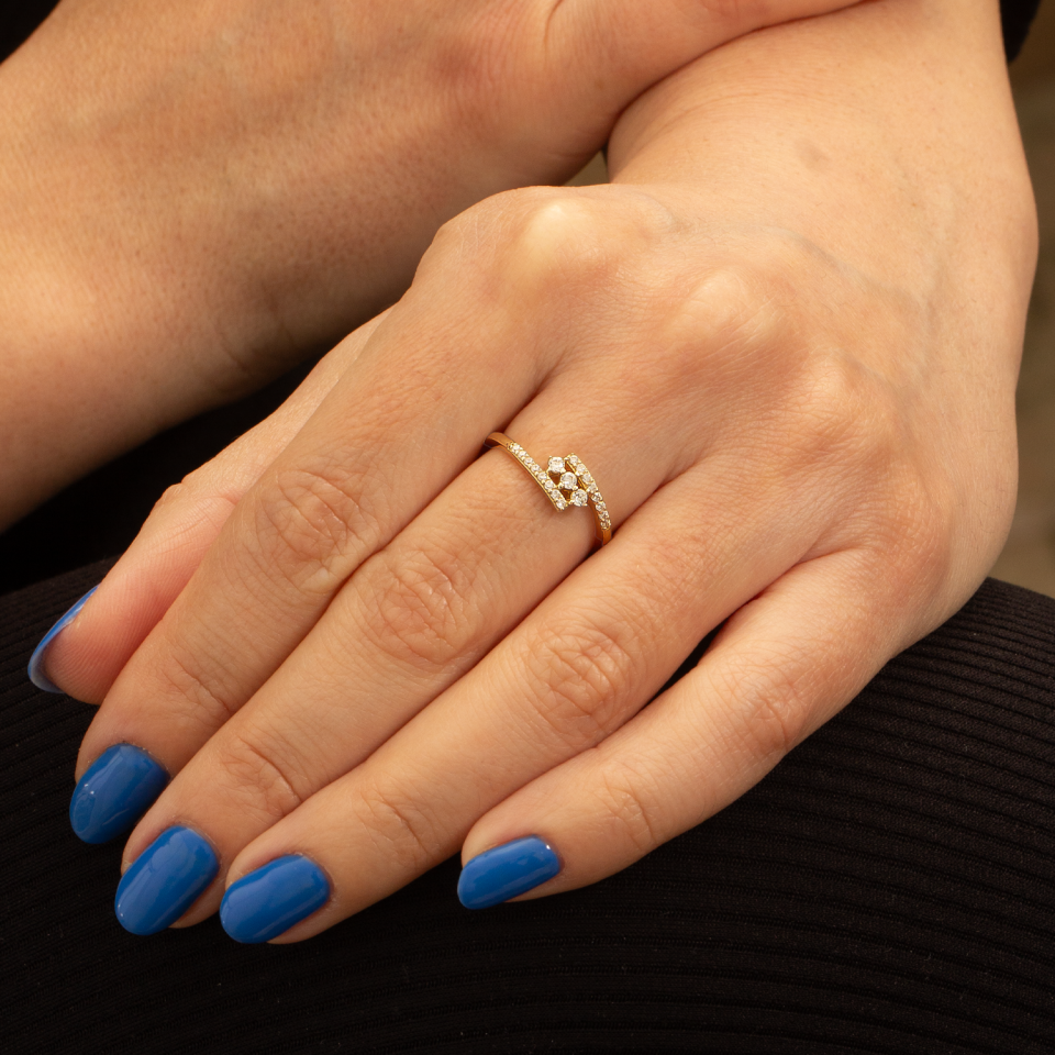 Altın Taşlı Yüzük B932350