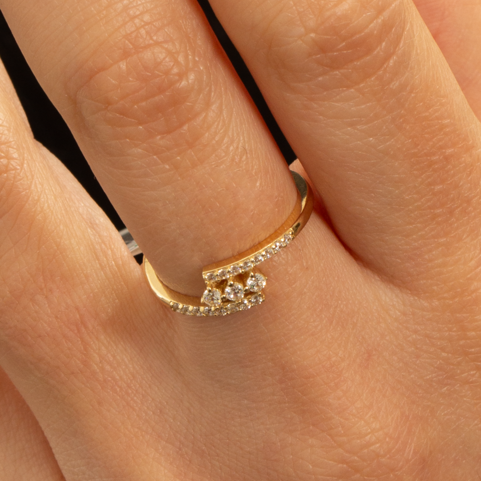 Altın Taşlı Yüzük B932350