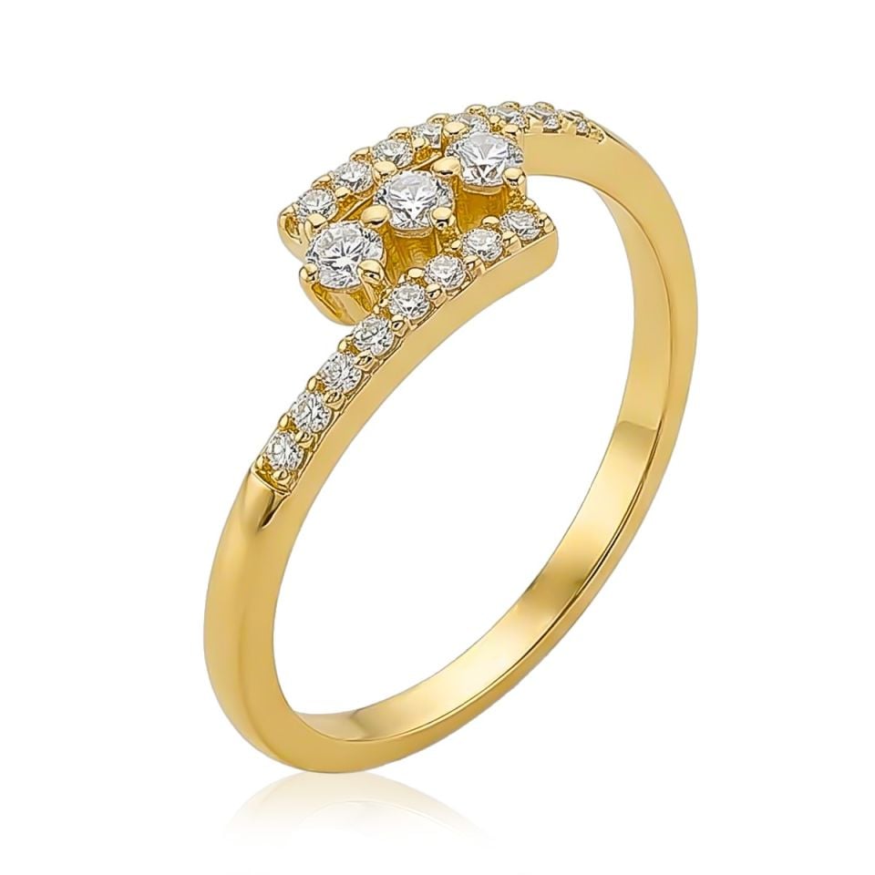 Altın Taşlı Yüzük B932350