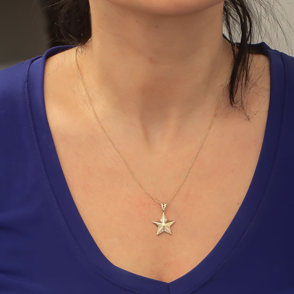 Altın Yıldız Kolye B932647
