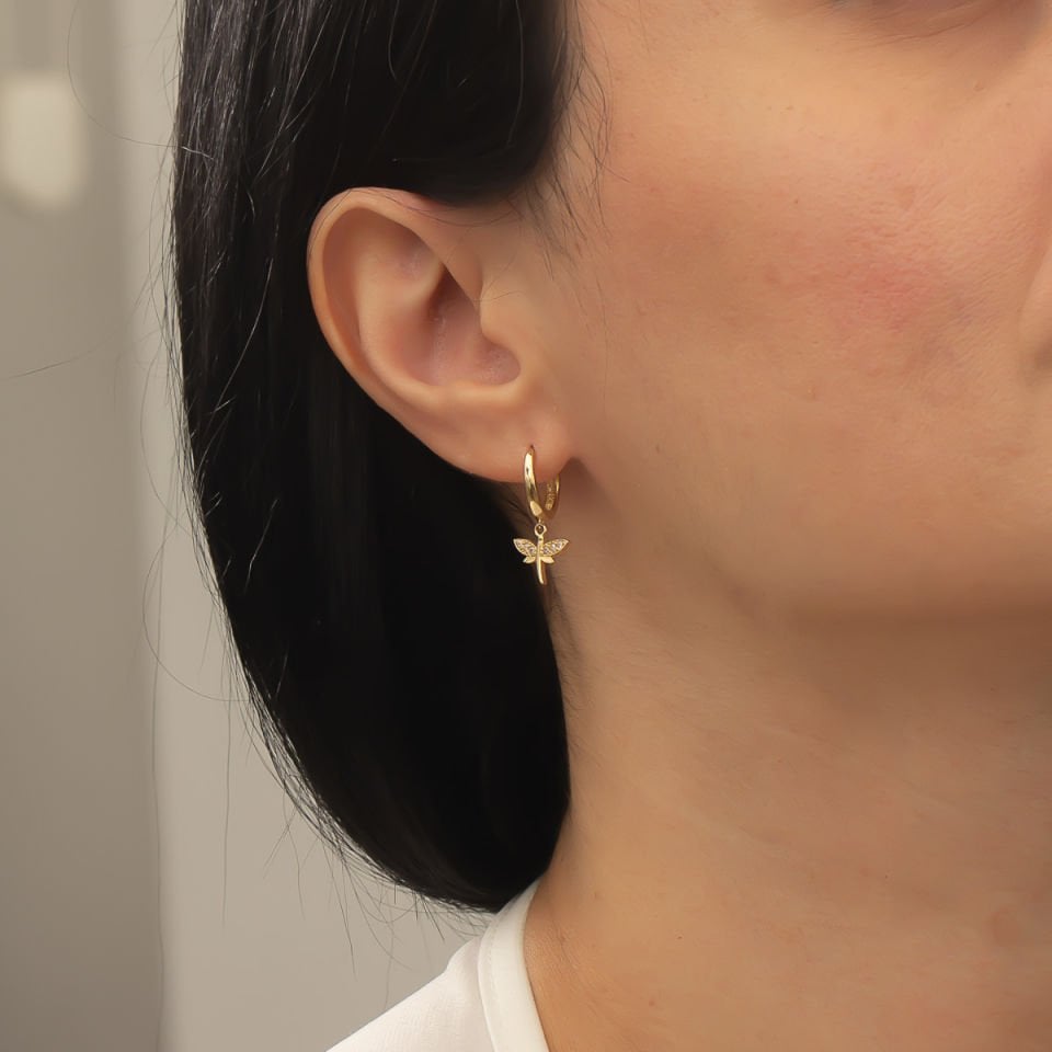 Altın Yusufcuk Küpe B919670