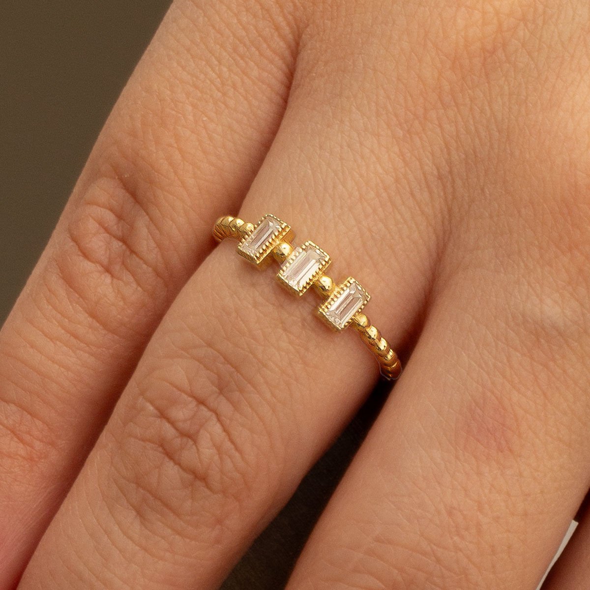 Altın Baget Yüzük B91665655