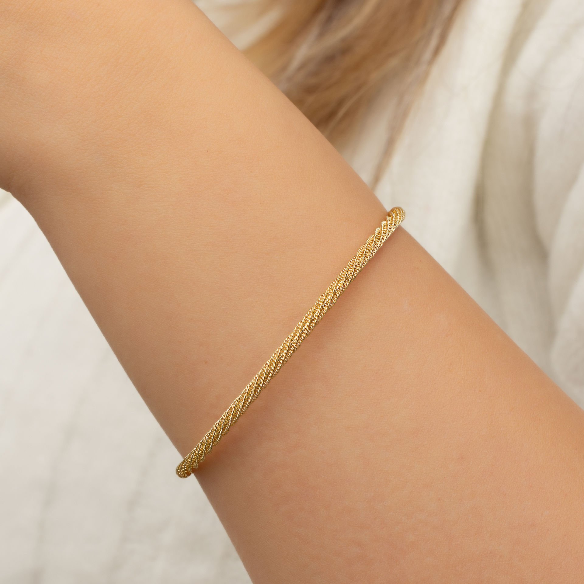 Altın Bileklik Kelepçe