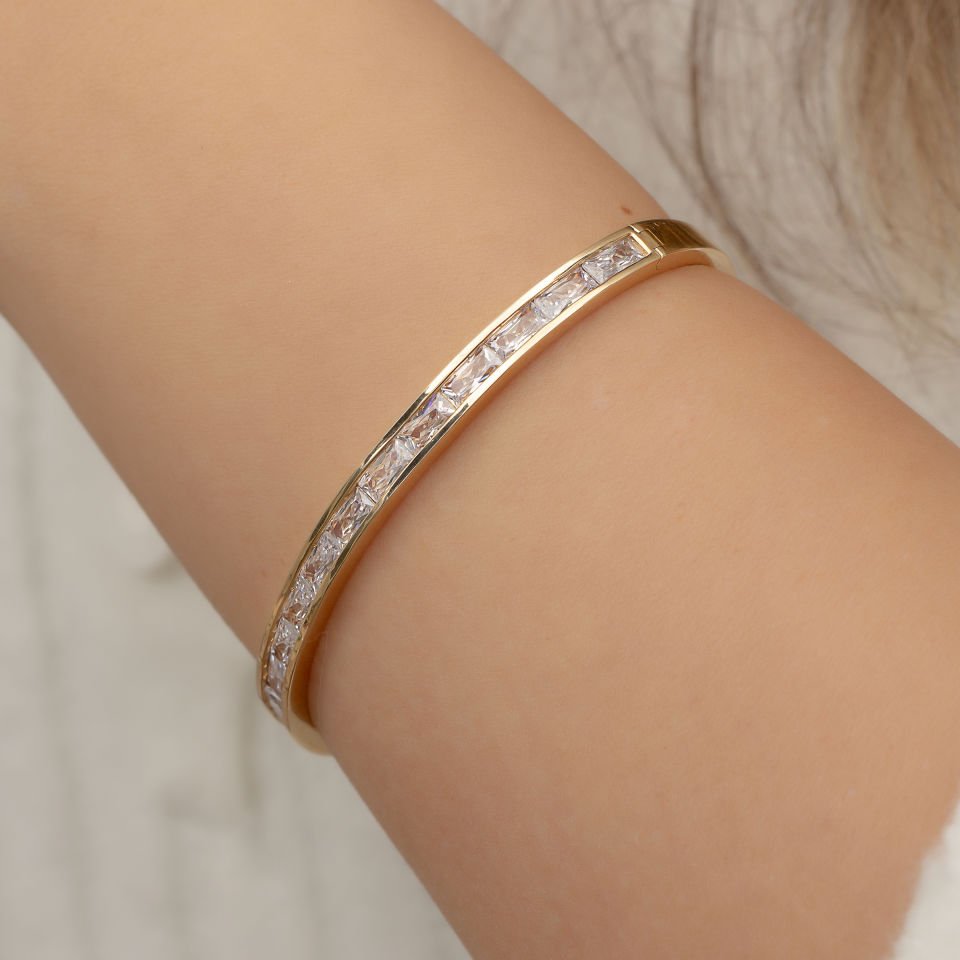 Taşlı Rose Bileklik