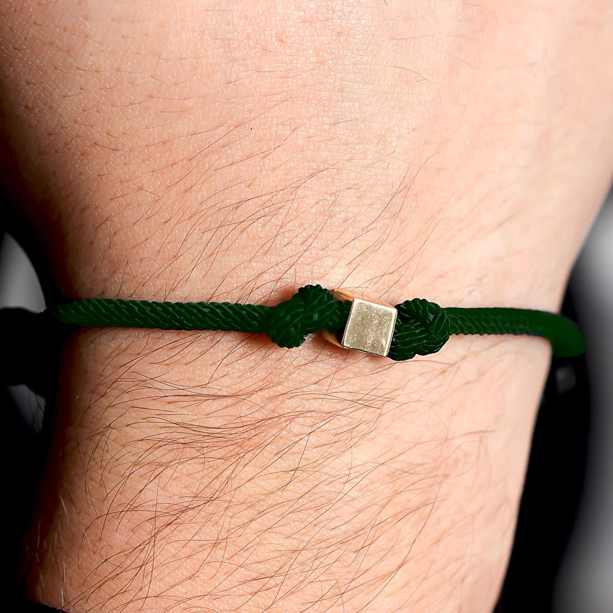 Altın Küp Bileklik B924610 YEŞİL