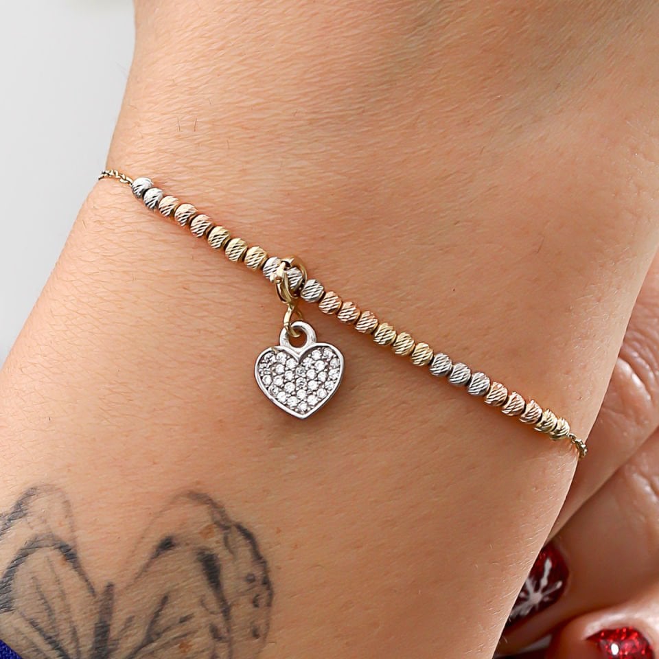 Altın Kalp Charm